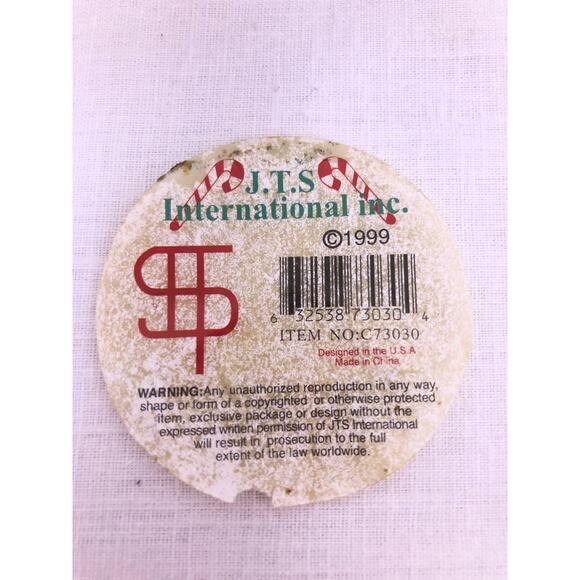 J.T.S. International Co VTG 90's Christmas Tree Tealight Candle Holder Set of 2 - Picture 9 of 9